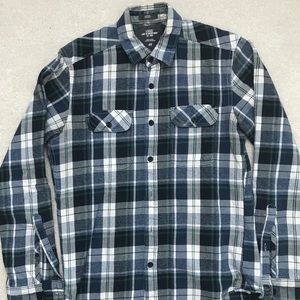 H&M Blue and Green Flannel FITTED
